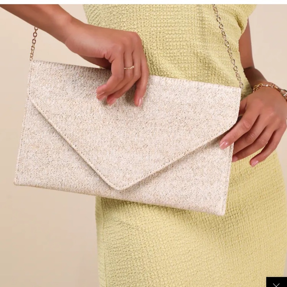 Lulu's Gold Clutch
